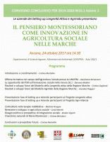 Il pensiero montessoriano come innovazione in agricoltura sociale nelle Marche