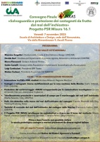 INKAS – Convegno finale Salvaguardia e protezione dei castagneti da frutto dal mal dell’inchiostro Progetto PSR Misura 16.1